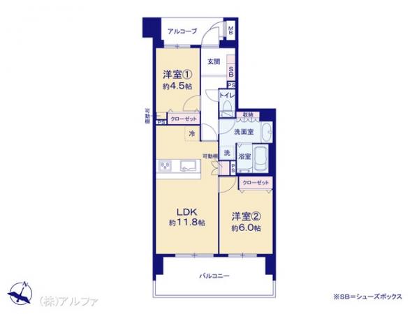 中古マンション 東京都世田谷区用賀１丁目7-17 東急田園都市線桜新町駅 9,980万円