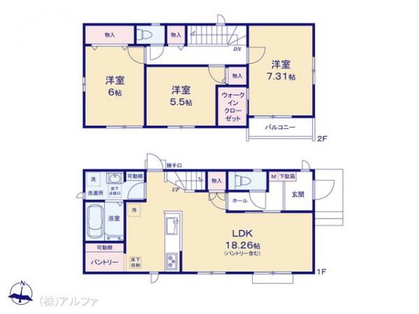 新築戸建 東京都練馬区大泉学園町８丁目12-4 西武池袋線大泉学園駅 5,990万円