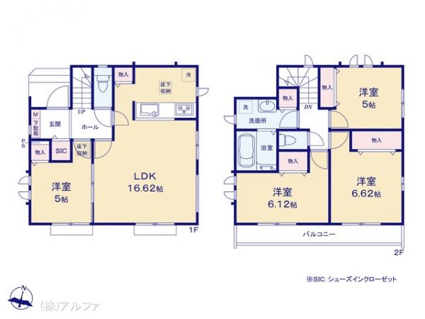新築戸建 東京都練馬区大泉町１丁目1-43 西武池袋線大泉学園駅 6,490万円