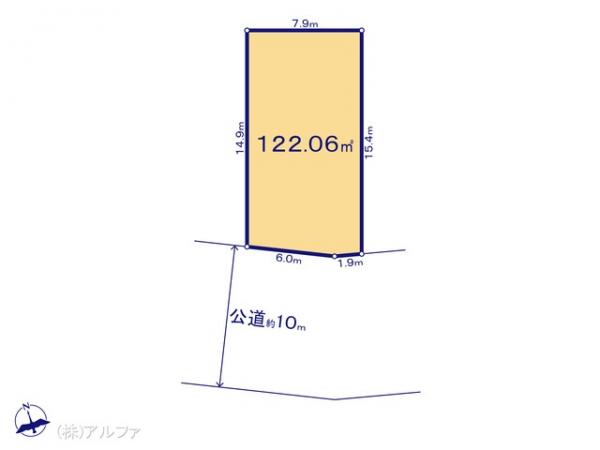土地 東京都世田谷区宇奈根２丁目3-11 小田急線狛江駅 6,440万円