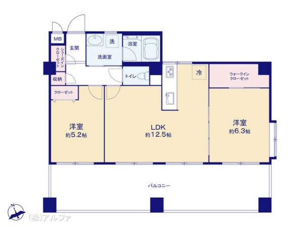 中古マンション 東京都世田谷区砧１丁目3-5 小田急線祖師ヶ谷大蔵駅 3,598万円