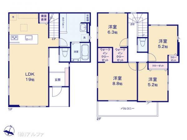 新築戸建 東京都練馬区西大泉５丁目1142-42 西武池袋線保谷駅 7,199万円