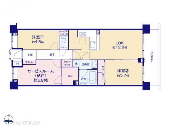 中古マンション 東京都中野区弥生町１丁目43-23 丸の内方南支線中野新橋駅 9,390万円