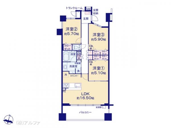 中古マンション 東京都世田谷区粕谷１丁目12-16 京王線千歳烏山駅 8,999万円