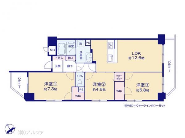 中古マンション 東京都中野区江古田２丁目10-13 西武新宿線沼袋駅 6,390万円