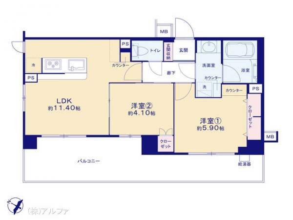 中古マンション 東京都世田谷区桜新町２丁目13-2 東急田園都市線桜新町駅 9,980万円