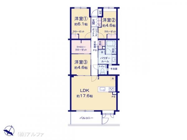 中古マンション 東京都中野区松が丘２丁目19-9 西武新宿線沼袋駅 7,980万円