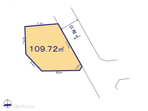 土地 東京都練馬区大泉学園町１丁目31-14 西武池袋線大泉学園駅 5,480万円