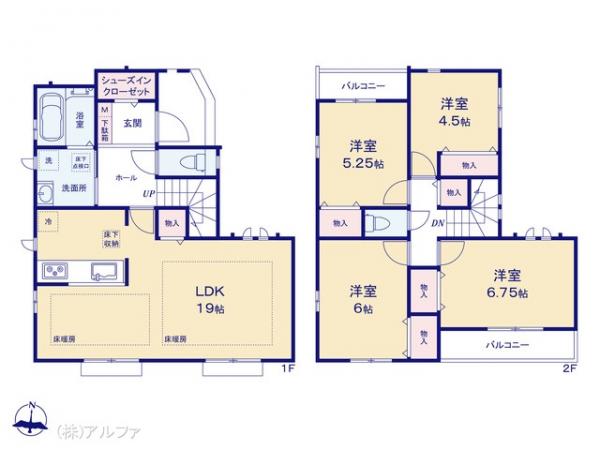 新築戸建 東京都練馬区大泉町５丁目28-13 西武池袋線大泉学園駅 7,490万円