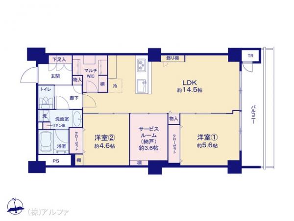中古マンション 東京都杉並区和泉２丁目5-44 京王線代田橋駅 4,999万円