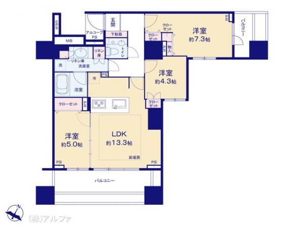 中古マンション 東京都世田谷区等々力７丁目5-3 東急大井町線尾山台駅 1億4,980万円