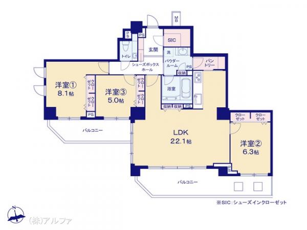 中古マンション 東京都世田谷区成城８丁目20-2 小田急線成城学園前駅 1億5,490万円