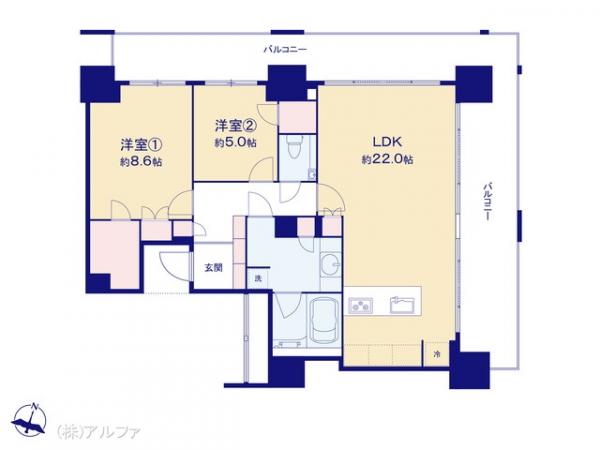 中古マンション 東京都世田谷区深沢２丁目1-3 東急東横線都立大学駅 2億1,480万円