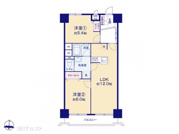 中古マンション 東京都練馬区中村北１丁目10-17 西武池袋線練馬駅 5,190万円