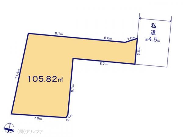 土地 東京都世田谷区上祖師谷６丁目14 京王線千歳烏山駅 7,990万円