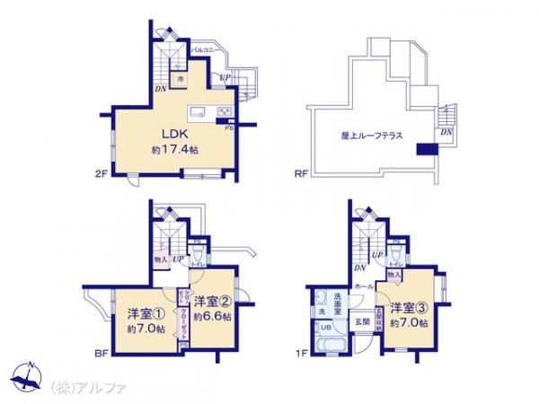 中古マンション 東京都世田谷区上祖師谷２丁目33-7 京王線千歳烏山駅 8,990万円