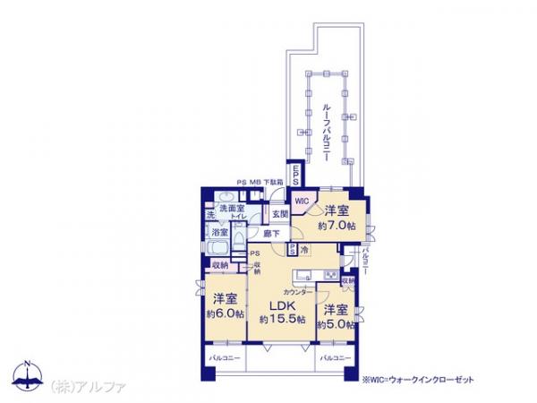 中古マンション 東京都練馬区石神井台４丁目7-3 西武新宿線武蔵関駅 6,990万円