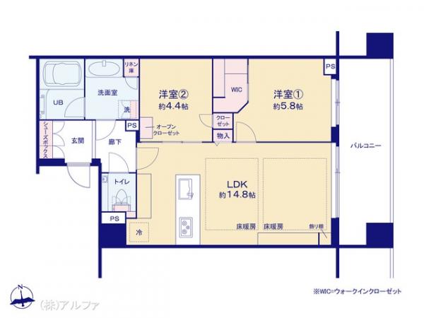 中古マンション 東京都世田谷区池尻４丁目10-1 京王井の頭線駒場東大前駅 1億1,800万円