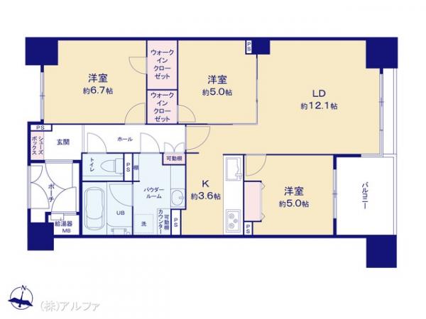 中古マンション 東京都世田谷区粕谷２丁目18-23 京王線八幡山駅 8,780万円