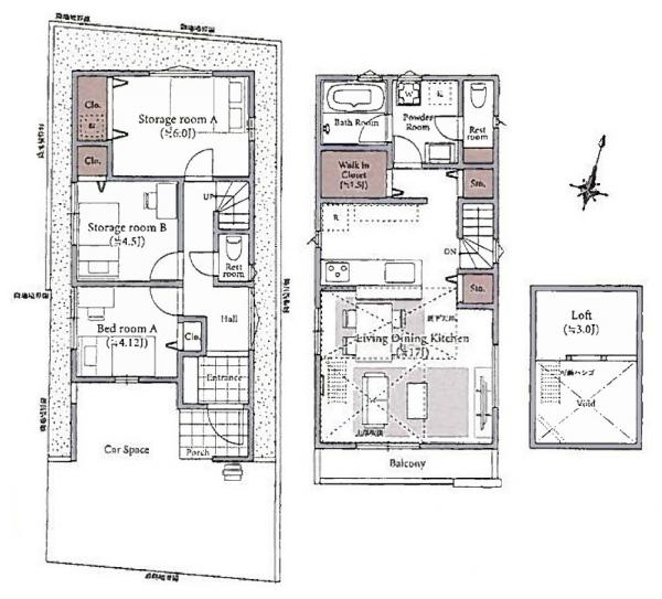 新築戸建 杉並区成田東1丁目 丸の内線南阿佐ケ谷駅 8,680万円~8,780万円