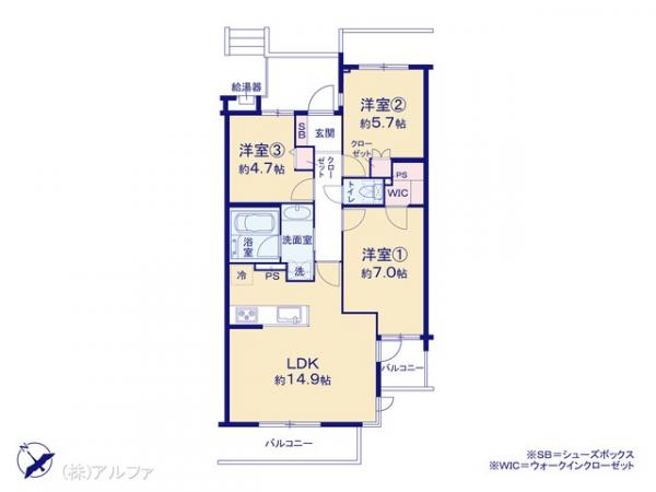 中古マンション 東京都杉並区成田西１丁目6-6 京王井の頭線西永福駅 7,380万円