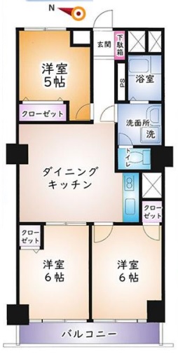 中古マンション 蕨市中央１丁目 JR京浜東北線蕨駅 2,790万円