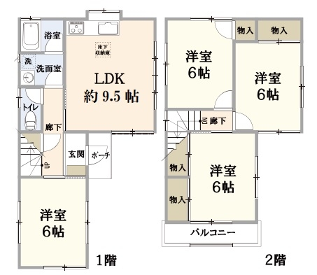 中古戸建 さいたま市岩槻区上野１丁目 東武野田線東岩槻駅 1,598万円
