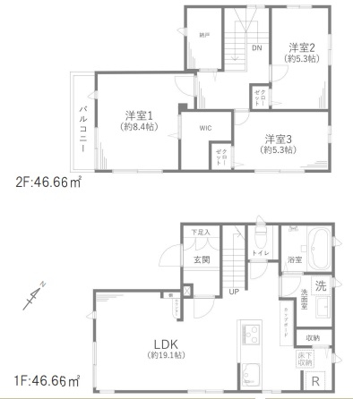 中古戸建 さいたま市緑区大間木２丁目 JR武蔵野線東浦和駅 3,799万円