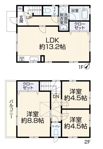 中古戸建 さいたま市岩槻区美幸町 東武野田線岩槻駅 1,899万円