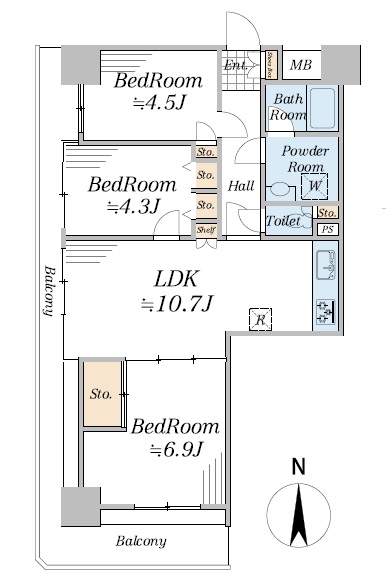 中古マンション 戸田市下前１丁目 JR埼京線戸田公園駅 3,698万円