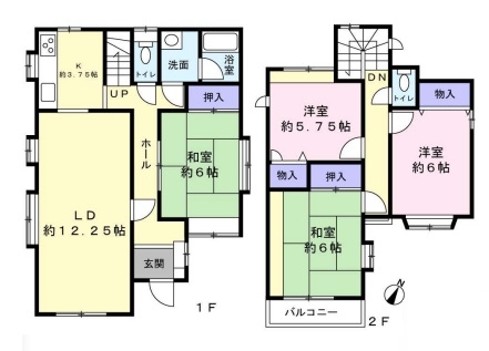 中古戸建 越谷市東大沢３丁目 東武伊勢崎線北越谷駅 2,180万円