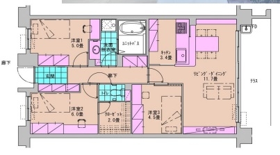 中古マンション 埼玉県川口市東川口５丁目 JR武蔵野線東川口駅 3,480万円