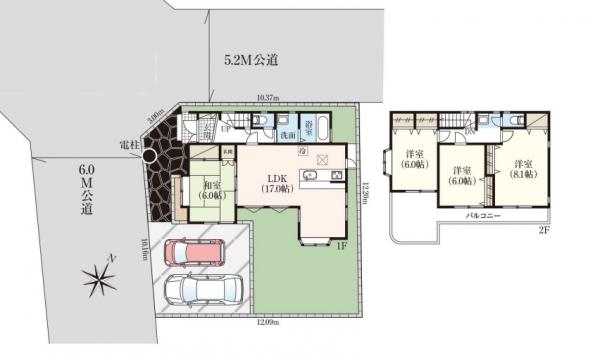 中古戸建 三郷市戸ケ崎５丁目 つくばエクスプレス八潮駅 3,690万円