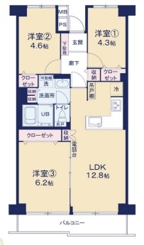 中古マンション 川口市上青木２丁目 埼玉高速鉄道鳩ケ谷駅 2,190万円