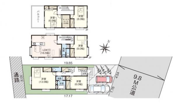 中古戸建 さいたま市見沼区大和田町１丁目 東武野田線大和田駅 4,290万円