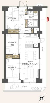 中古マンション 越谷市大字大房 東武伊勢崎線北越谷駅 2,290万円