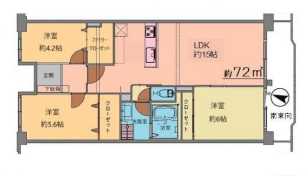 中古マンション 埼玉県越谷市千間台西３丁目 東武伊勢崎線せんげん台駅 2,280万円