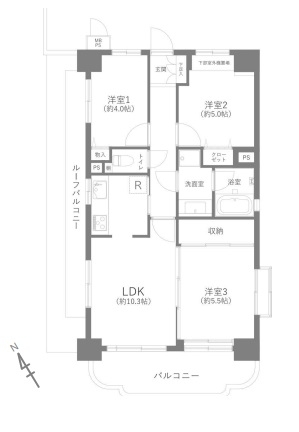 中古マンション 埼玉県越谷市蒲生南町 東武伊勢崎線新田駅 2,499万円