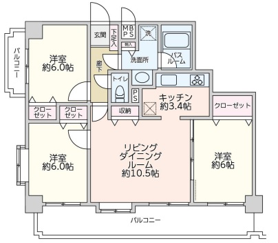 中古マンション 草加市瀬崎１丁目 東武伊勢崎線谷塚駅 3,490万円