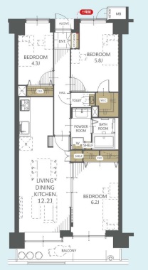 中古マンション 蕨市南町４丁目 JR京浜東北線西川口駅 2,690万円