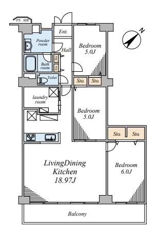 中古マンション 越谷市大字大房 東武伊勢崎線北越谷駅 2,698万円
