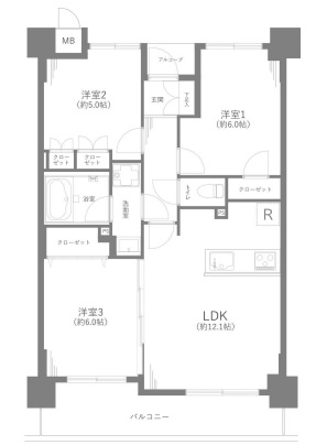 中古マンション さいたま市南区内谷７丁目 JR埼京線武蔵浦和駅 3,299万円