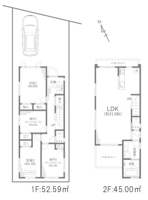 中古戸建 川口市大字峯 東武伊勢崎線草加駅 3,199万円