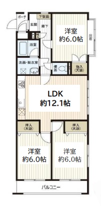 中古マンション 埼玉県さいたま市南区大字太田窪 JR京浜東北線南浦和駅 1,980万円