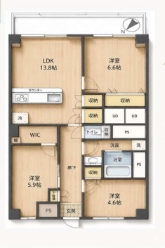 中古マンション 蕨市南町３丁目 JR京浜東北線西川口駅 2,980万円