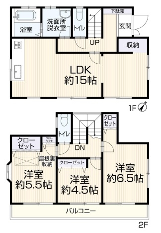 中古戸建 上尾市大字瓦葺 JR東北本線 (宇都宮線）東大宮駅 3,349万円