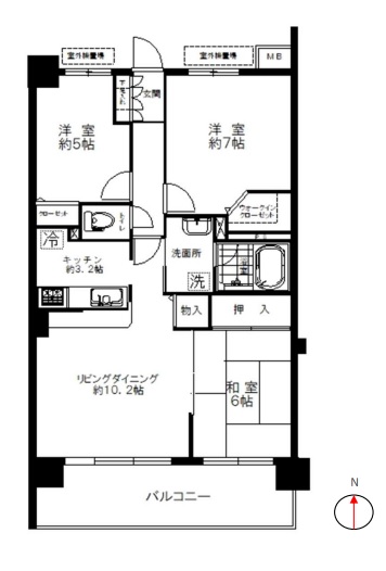 中古マンション 川口市前上町 JR京浜東北線川口駅 2,280万円