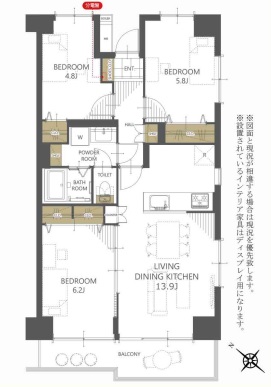 中古マンション 川口市新井町 埼玉高速鉄道川口元郷駅 2,390万円