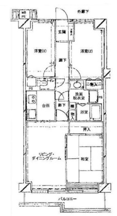 中古マンション 春日部市大枝 東武伊勢崎線せんげん台駅 1,700万円