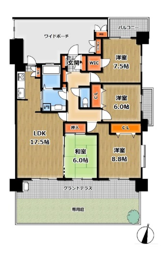 中古マンション 八潮市大字南後谷 東武伊勢崎線草加駅 2,690万円